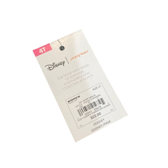 Minnie Black Fleece Long Sleeved Jumping Beans Hoodie NWT - Picture 3 of 3